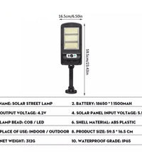 Lampa Solara W756-3