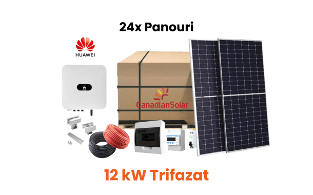 Sisteme Fotovoltaice pentru Companii 15 12kw huawei trifazat