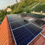 Sistem fotovoltaic 14 kW cu 28 panouri Ulica 500W, invertor Deye 12 kW trifazic si baterie Deye 16 kWh, montat la Domnesti, Ilfov