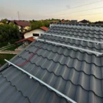 Sistem fotovoltaic complet 6 kW cu invertor Deye 8 kW monofazic hibrid si acumulator 16 kWh, montat in Iasi