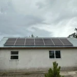 Sistem fotovoltaic 7 kW cu 14 panouri Ulica 500W, invertor Deye 6 kW si baterie Deye 16 kWh, montat la Mircea Voda, Braila