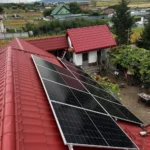 Sistem fotovoltaic 9 kW montat la Balteni, judetul Vaslui